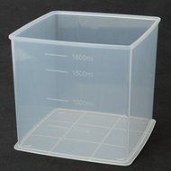 Great Value Practical PP Tofu Mold Tofu Box with Measuring Cup and Cloth Transparent &amp; White N4