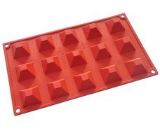 FOUR-C Baking Molds Cake Pans Silicone Bakeware Color Purplish Red