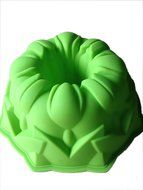 8X3&quot; LARGE HOLLOW OUT TULIP FLOWER mold Fondant Cake SILICONE MOULD BIRTHDAY CAKE PAN bakeware N2
