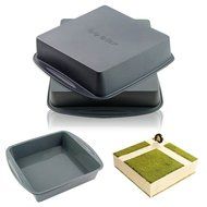 IC ICLOVER Food Grade Silicone Cake Mold Pasta Pan , Baking Pan , Bakeware Food Grade Silicone Square Bread Cake...