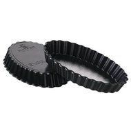 Matfer Bourgeat 345202 Exoglass Oblong Tartlet Mold, Black