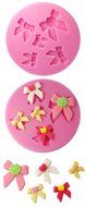 FOUR-C Silicone Cupcake Mold Bow Fondant Mould Cup Cake Topper Color Pink N2