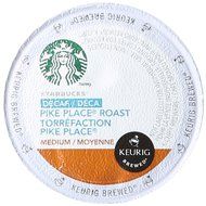 Starbucks Decaf Pike Place Roast, K-Cup for Keurig Brewers, 24 Count N5