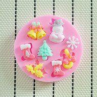 Roto - Beautiful Christmas Silicone Mold,fondant Cake Decorating Tools,forma De Silicone,silicone Cake Mold