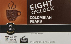Eight O'Clock Colombian K-Cups for Keurig K-Cup Brewers, 72 Count N3