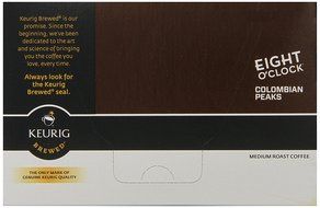 Eight O'Clock Colombian K-Cups for Keurig K-Cup Brewers, 72 Count N4