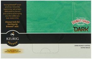 The Original Donut Shop Dark Coffee, Keurig K-Cups, 72 Count N4