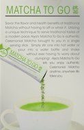 Matcha to Go - Authentic Ceremonial Matcha - 10 packets in a box (2 Pack) N2