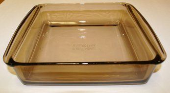 Corning Pyrex Amber Square Baking Dish - #222