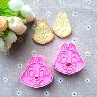 DUFUSTORE Bear Chippy Miffy Jingle Marie cat Cartoon Fondant Cake Cookie Cutter Mold Mould N2