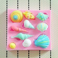 Roto - Lovely Shell Silicone Mold,fondant Cake Decorating Tools,silicone Soap Mold,silicone Cake Mold