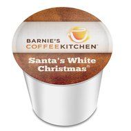 Barnie's CoffeeKitchen Santa's White Christmas Single-Cup Coffee, 24 Count