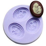 Longzang mini Baby F0191 Fondant Mold Silicone Sugar mold Craft Molds DIY gumpaste flowers Cake Decorating