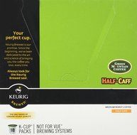 Green Mountain Coffee Half-Caff, Regular/Med Roast K-Cup Portion Pack for Keurig K-Cup Brewers, 72-Count N5