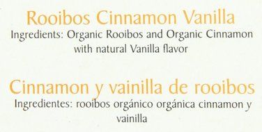 Tea Of Life Organic Rooibos, Cinnamon Vanilla, 20 Count N6