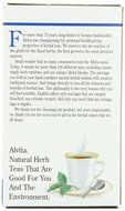 Alvita Organic Herbal Tea Red Clover -- 24 Tea Bags N31