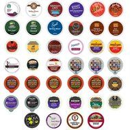 Custom Variety Pack Bold Coffee Single Serve Cups for Keurig K Cup Brewers Sampler, 40 Count