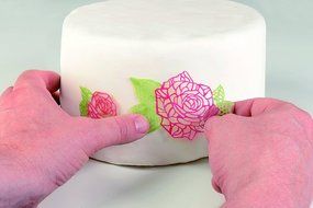 Silikomart Silicone Wonder Cakes Collection Sugar Lace Mats for Cake Decoration, Birds N6