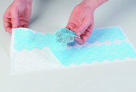 Silikomart Silicone Wonder Cakes Collection Sugar Lace Mats for Cake Decoration, Birds N9