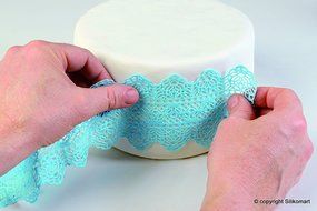 Silikomart Silicone Wonder Cakes Collection Sugar Lace Mats for Cake Decoration, Birds N10