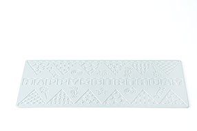 Silikomart Silicone Wonder Cakes Collection Sugar Lace Mats for Cake Decoration, Birds N11