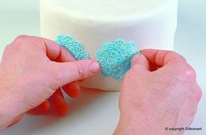 Silikomart Silicone Wonder Cakes Collection Sugar Lace Mats for Cake Decoration, Birds N19
