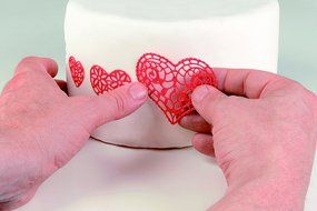 Silikomart Silicone Wonder Cakes Collection Sugar Lace Mats for Cake Decoration, Birds N28