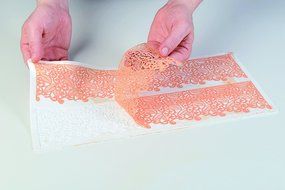 Silikomart Silicone Wonder Cakes Collection Sugar Lace Mats for Cake Decoration, Birds N31