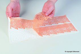 Silikomart Silicone Wonder Cakes Collection Sugar Lace Mats for Cake Decoration, Birds N32
