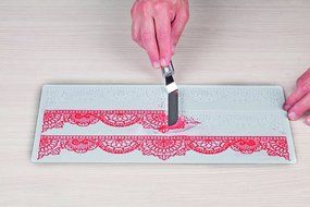 Silikomart Silicone Wonder Cakes Collection Sugar Lace Mats for Cake Decoration, Birds N50