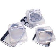 BakerEze Non-Stick 6-Piece Covered Bakeware Set with Handles WLM