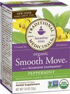Traditional Medicinals Organic Smooth Move Tea, 16 Tea Bags (Pack of 6) N17