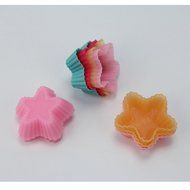 Hot Fashion 10 Stars Shape Silicone Chocolate Candy Muffin Cup Cake Baking Molds N3