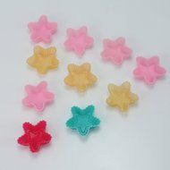 Hot Fashion 10 Stars Shape Silicone Chocolate Candy Muffin Cup Cake Baking Molds N4