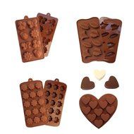 Foremost 8 Pcs Christmas Chocolate Cake Jelly Ice Silicone Fondant Mold Mould Baking