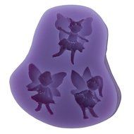 niceeshop(TM) 3 Cavity Skull Shape Decorating Party Silicone Cake Mold Fondant Baking Mold,Random Color N3