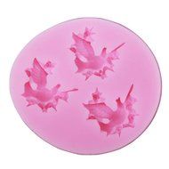 niceeshop(TM) 3 Cavity Skull Shape Decorating Party Silicone Cake Mold Fondant Baking Mold,Random Color N9