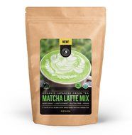 Jade Leaf - Organic Japanese Matcha Latte Mix - Make Delicious Matcha Green Tea Lattes at Home [150g pouch] N8