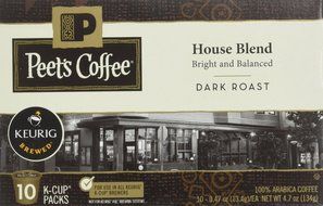 Peet's Coffee House Blend Single Cup Coffee for Keurig K-Cup Brewers 40 count N2