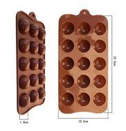 Witkey 10 Cavity Big Heart with Small Heart Ice Cube Tray Fondant Silicone Mold Sugar Mold Candy Molds Chocolate... N8