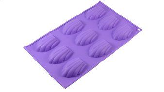 Allforhome(TM) Non Stick 9 Cavity French Madeleine Silicone Cake Tin Mold shell chololate cookie mould candy mold...