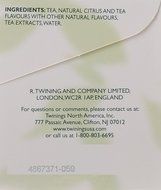 Twinings Citrus Twist Cold Brewed Iced Tea, 20 Count N2