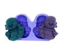 Buddha Chocolate Mold Fondant Mold Silicone Chocolate Mould Clay Molds Cake Decoration