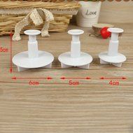 DUFUSTORE 3 x Butterfly Plunger Cutter Mold Sugarcraft Fondant Cake Decorating Tool N3