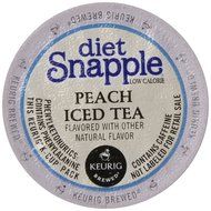Snapple Diet Peach Iced Tea, Keurig K-Cups, 72 Count N8