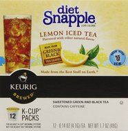 Snapple Diet Peach Iced Tea, Keurig K-Cups, 72 Count N23