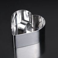 Cake Baking Mold , Vangoddy Stainless Steel Pastry Mould with Press Plate (Round Shaped) N10