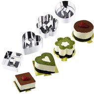 Cake Baking Mold , Vangoddy Stainless Steel Pastry Mould with Press Plate (Round Shaped) N15