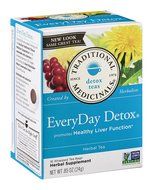 Traditional Medicinals EveryDay Detox Tea, 16 Tea Bags (Pack of 6) N9