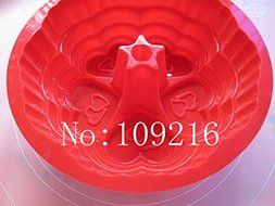 Creativemoldstore 1pcs 9inch Hollow Love Castle Silicone Cake Baking Pan DIY Mold N2